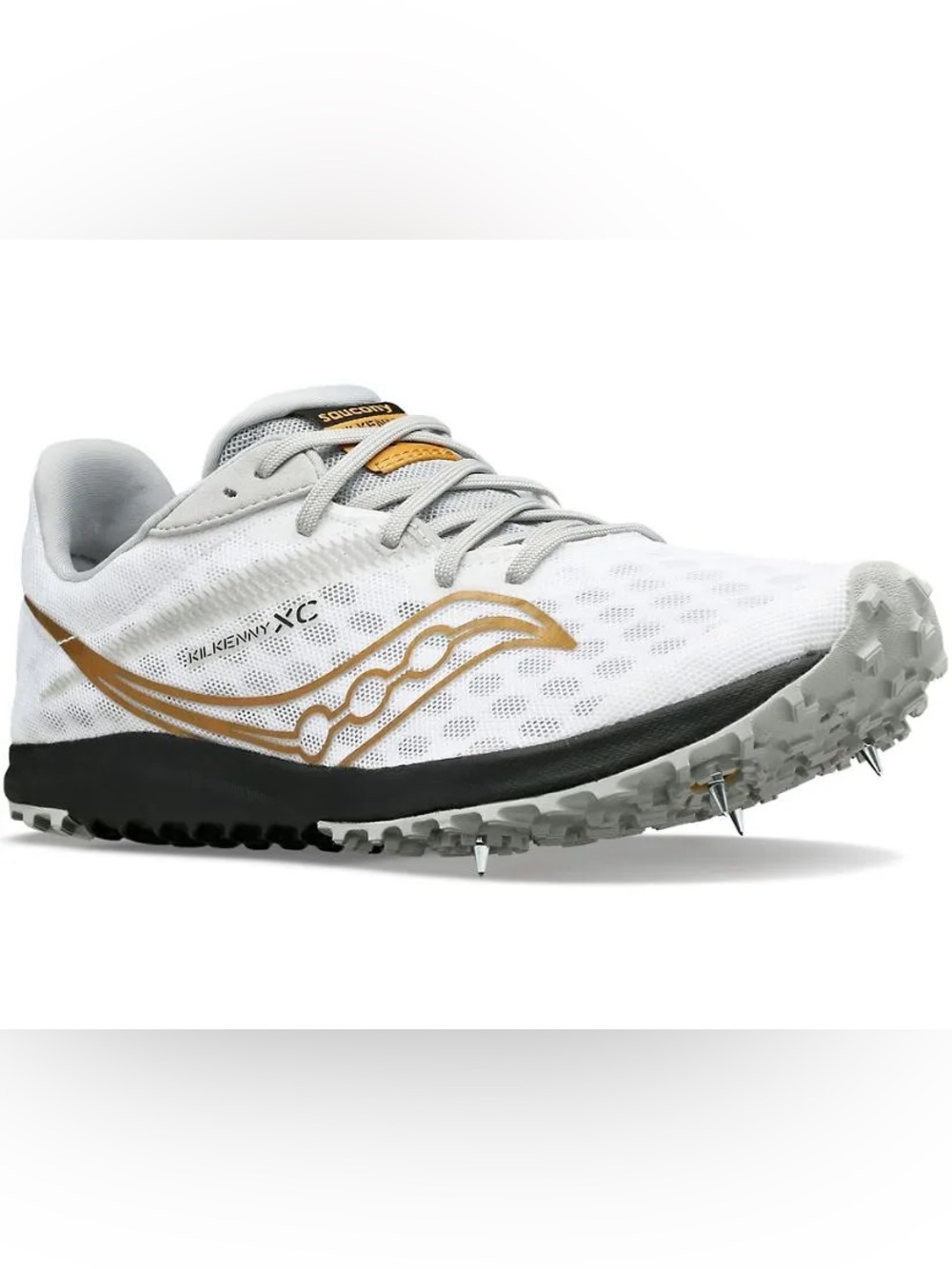 Saucony Kilkenny XC 9 Spikes Women's 5.5 White Gold Cross
Country S19080-13
